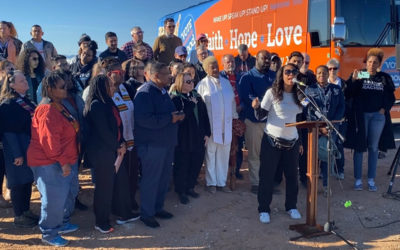 Las Cruces Sun News – Faith leaders gather at the ICE Otero County Processing Center in Chaparral