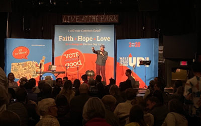 Holland Sentinal – Vote Common Good rally encourages evangelicals to drop support for Trump